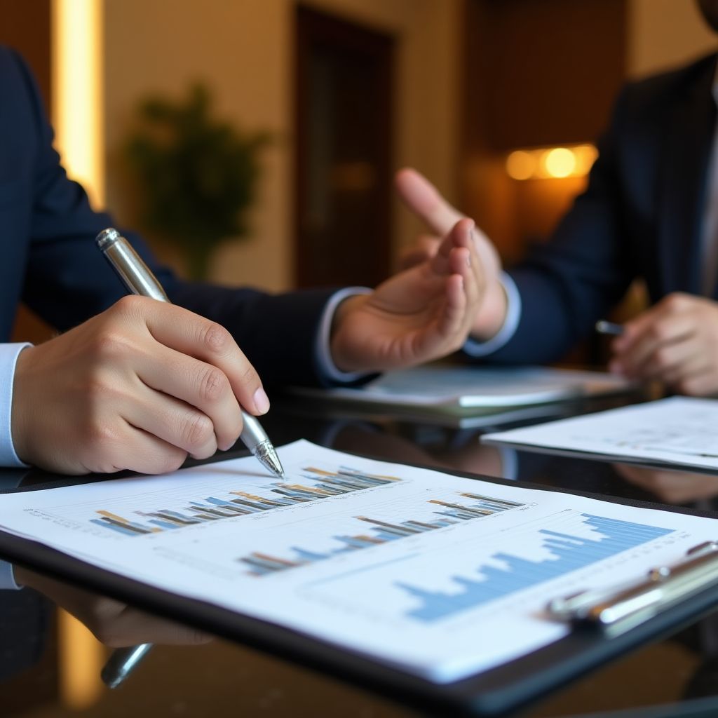 Consultores atendiendo a clientes